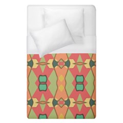 Pattern Orange Green African Duvet Cover (single Size) by Wegoenart