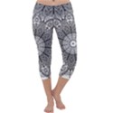 Mandala Meditation Zen Flower Yoga Capri Yoga Leggings View1