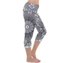 Mandala Meditation Zen Flower Yoga Capri Yoga Leggings View3