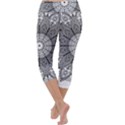 Mandala Meditation Zen Flower Yoga Capri Yoga Leggings View4