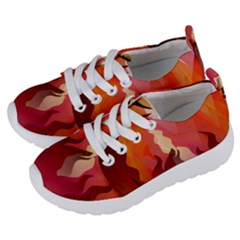 Fire Abstract Cartoon Red Hot Kids  Lightweight Sports Shoes