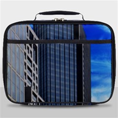 Architecture Frankfurt Houses Full Print Lunch Bag by Wegoenart