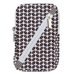 Coffee Beans Pattern Illustrator Belt Pouch Bag (large)