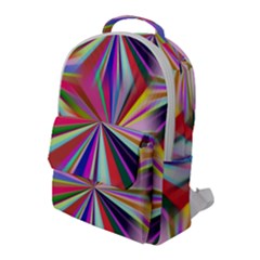 Seamless Repeating Tiling Tileable Abstract Flap Pocket Backpack (large) by Wegoenart