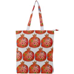 Seamless Repeating Tiling Tileable Double Zip Up Tote Bag by Wegoenart