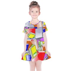 Books Pattern Reading Wallpaper Kids  Simple Cotton Dress by Wegoenart