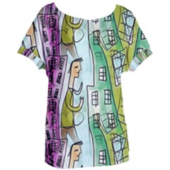 Seamless Repeating Tiling Tileable Women s Oversized Tee by Wegoenart