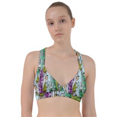 Seamless Repeating Tiling Tileable Sweetheart Sports Bra by Wegoenart