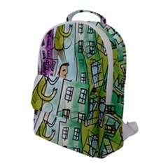 Seamless Repeating Tiling Tileable Flap Pocket Backpack (large) by Wegoenart