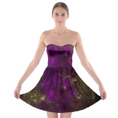 Apophysis Attractor Colours Digital Strapless Bra Top Dress