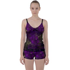 Apophysis Attractor Colours Digital Tie Front Two Piece Tankini by Wegoenart