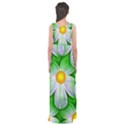 Seamless Repeating Tiling Tileable Flowers Empire Waist Maxi Dress View2