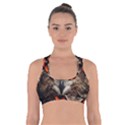 Owl Bird Eyes Eagle Owl Birds Cross Back Sports Bra View1