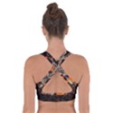 Owl Bird Eyes Eagle Owl Birds Cross Back Sports Bra View2