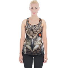 Owl Bird Eyes Eagle Owl Birds Piece Up Tank Top by Wegoenart