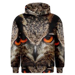 Owl Bird Eyes Eagle Owl Birds Men s Overhead Hoodie