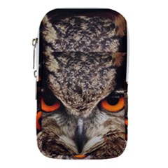 Owl Bird Eyes Eagle Owl Birds Waist Pouch (small)