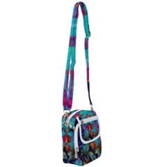 Background Sci Fi Fantasy Colorful Shoulder Strap Belt Bag