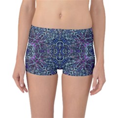 Pattern Fire Purple Repeating Boyleg Bikini Bottoms by Wegoenart