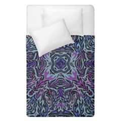 Pattern Fire Purple Repeating Duvet Cover Double Side (single Size) by Wegoenart