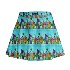 Seamless Repeating Tiling Tileable Mini Flare Skirt