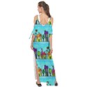 Seamless Repeating Tiling Tileable Maxi Chiffon Cover Up Dress View2