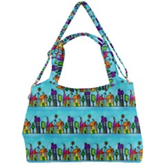 Seamless Repeating Tiling Tileable Double Compartment Shoulder Bag by Wegoenart