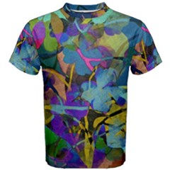 Flowers Abstract Branches Men s Cotton Tee by Wegoenart