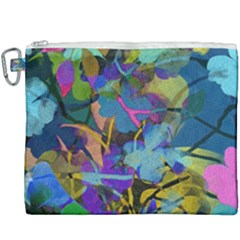 Flowers Abstract Branches Canvas Cosmetic Bag (xxxl)