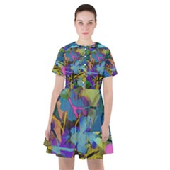 Flowers Abstract Branches Sailor Dress