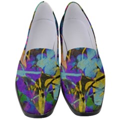 Flowers Abstract Branches Women s Classic Loafer Heels