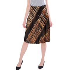 Books Bookshelf Classic Collection Midi Beach Skirt by Wegoenart