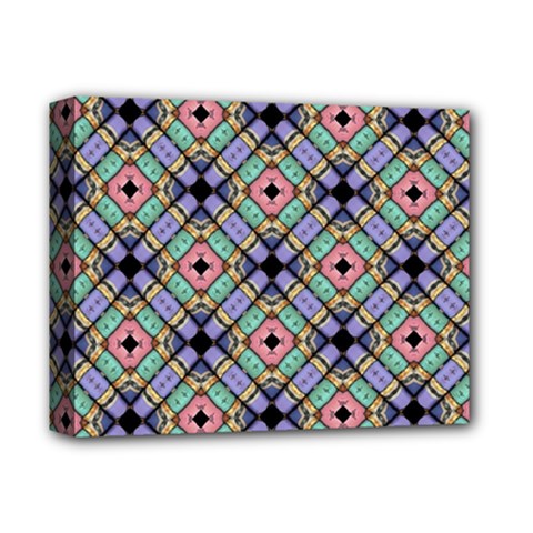 Pattern Wallpaper Background Abstract Geometry Deluxe Canvas 14  X 11  (stretched) by Wegoenart