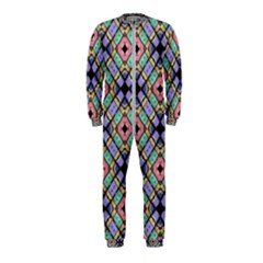 Pattern Wallpaper Background Abstract Geometry Onepiece Jumpsuit (kids)