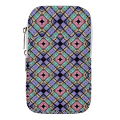 Pattern Wallpaper Background Abstract Geometry Waist Pouch (small)