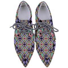 Pattern Wallpaper Background Abstract Geometry Pointed Oxford Shoes