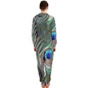 Peacock Feathers Peacock Bird Hooded Jumpsuit (Ladies)  View2