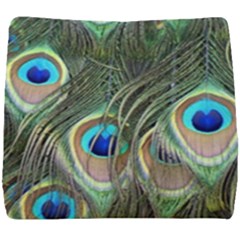 Peacock Feathers Peacock Bird Seat Cushion by Wegoenart