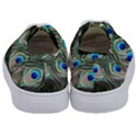 Peacock Feathers Peacock Bird Kids  Classic Low Top Sneakers View4