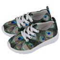 Peacock Feathers Peacock Bird Kids  Lightweight Sports Shoes View2