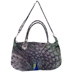 Peacock Bird Feather Plumage Green Removal Strap Handbag by Wegoenart