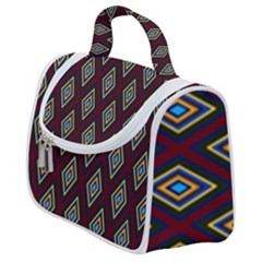 Colorful Diamonds Variation 1 Satchel Handbag by bloomingvinedesign