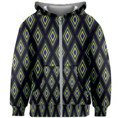 Colorful Diamonds Variation 2 Kids  Zipper Hoodie Without Drawstring by bloomingvinedesign