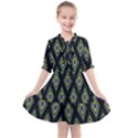 Colorful Diamonds Variation 2 Kids  All Frills Chiffon Dress View1