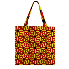 Rby 24 Zipper Grocery Tote Bag by ArtworkByPatrick