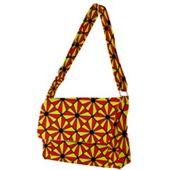 Rby 24 Full Print Messenger Bag by ArtworkByPatrick