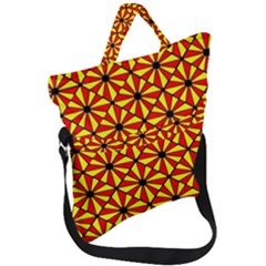 Rby 24 Fold Over Handle Tote Bag by ArtworkByPatrick