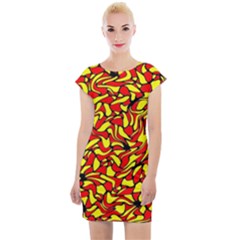 Rby 25 Cap Sleeve Bodycon Dress by ArtworkByPatrick