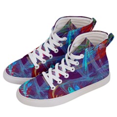 Neonchaos Men s Hi-top Skate Sneakers by designsbyamerianna