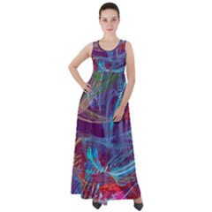 Neonchaos Empire Waist Velour Maxi Dress by designsbyamerianna